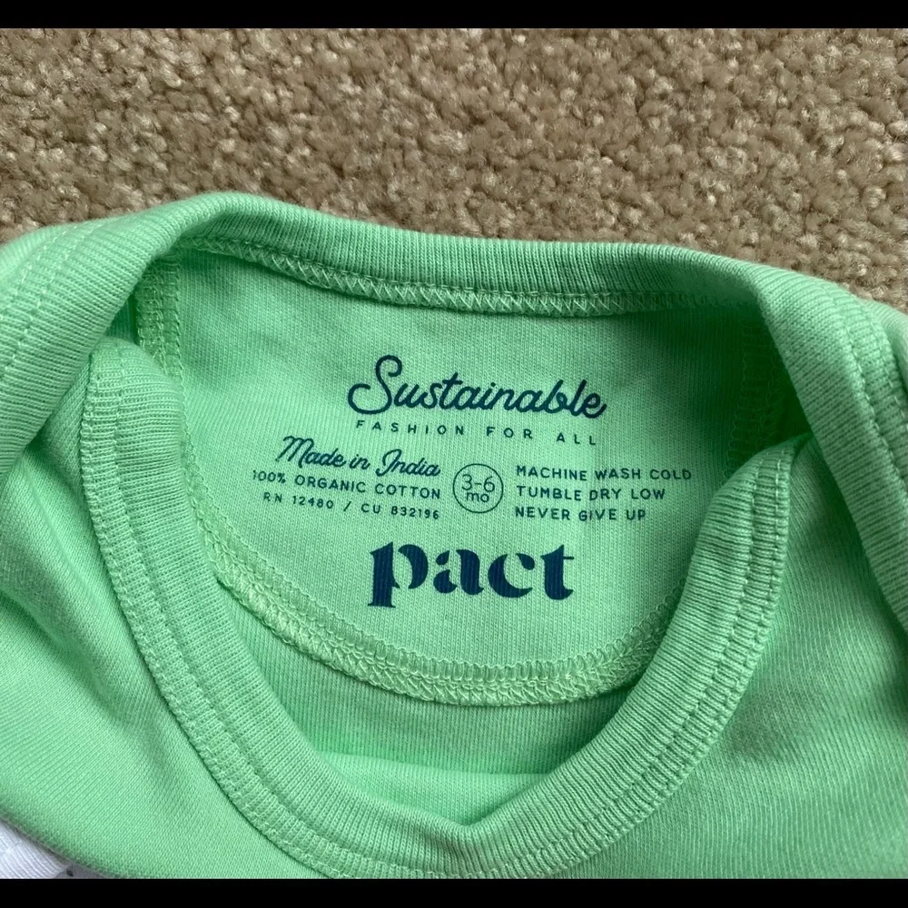 Pact Organic Cotton Long Sleeve Bodysuits - Picture 3 of 3